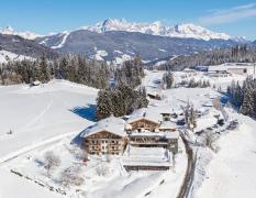 Naturhotel Edelweiss Wagrain Aussenansicht des Naturhotels Edelweiss Wagrain im Winter