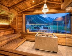 Alpinhotel berghaus spa Aussensauna des Alpinhotels berghaus spa