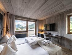 Beispiel eines Doppelzimmers in der Dolomiten Residenz Sporthotel Sillian