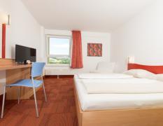 Beispeil eines Doppelzimmers im H2O Hotel-Therme-Resort