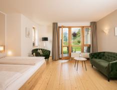 Beispiel eines Doppelzimmers im Naturhotel Landhof Irschen