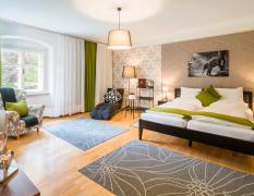 Beispiel eines Doppelzimmeres im Schlosshotel Rosenau