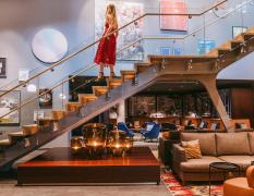 Lobby des Andaz Hotel Vienna