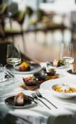 THE RESORT ****S Gedeckter Tisch im Restaurant des THE RESORTs