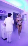 Eine Dame im Radonarium des Gesundheitsresorts Lebensquell Bad Zell